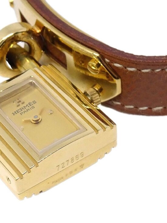 Hermes Kelly Watch Quartz Watch Yellow ◯Y 126682